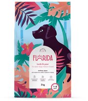 FLORIDA сухой корм для взрослых собак средних пород с ягненком и грушей - 3 кг