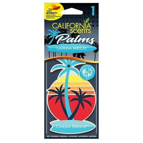 Ароматизатор California Scents подвесной, Бриз с лагуны, 1шт