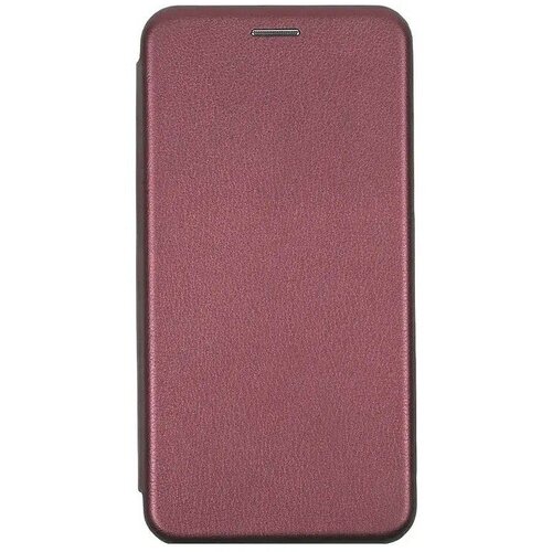 Чехол-книжка Fashion Case для Samsung Galaxy A22 4G / Samsung Galaxy M22 / Samsung Galaxy M32 бордовый накладка силиконовая silicone cover для samsung galaxy a22 4g samsung galaxy m22 samsung galaxy m32 бирюзовая