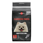 Пеленки для животных Tamachi Carbon Pads черные с угольным волокном 60х60см 15 шт. - изображение