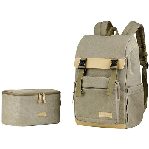 Рюкзак K&F Concept Travel Camera Backpacks + DSLR Case Хаки KF13.122