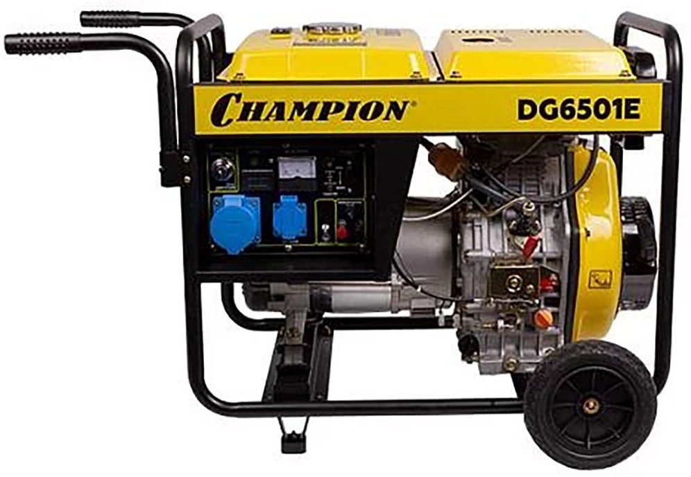 Генератор дизельный Champion DG6501E-3, 6200 Вт