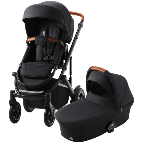 фото Универсальная коляска britax smile 3 space black/brown 2 в 1 britax roemer