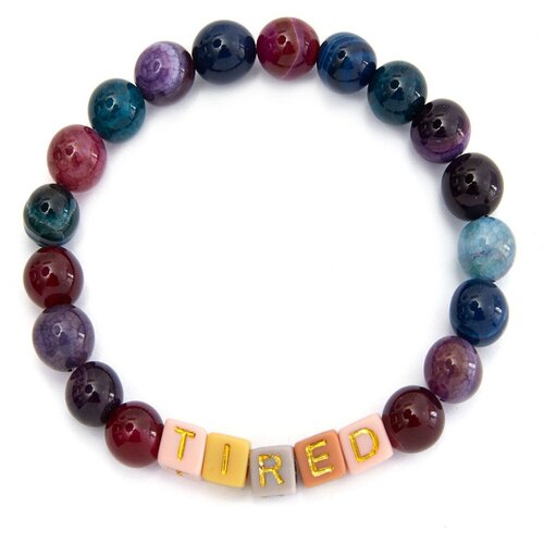 фото Браслет tired из бусин и агата daily daisy
