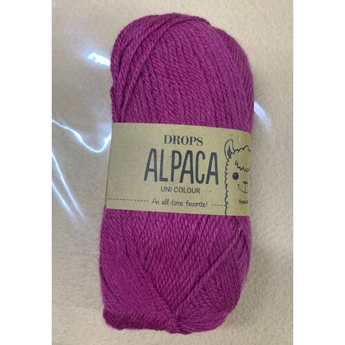 Drops Alpaca uni colour 100% альпака;50гр-167м(1 моток)