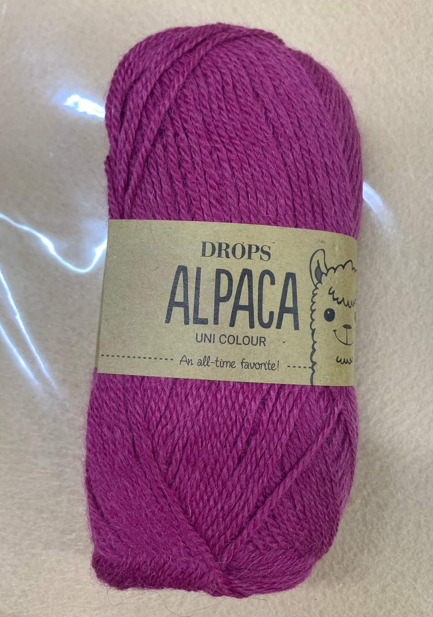 Drops Alpaca uni colour 100% альпака;50гр-167м(1 моток)