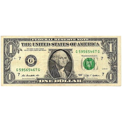 Доллар 2009 г США Чикаго 5467