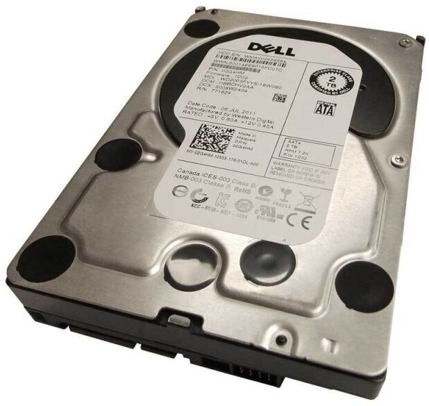 Жесткий диск Dell 2G4HM 2Tb SATAII 3,5" HDD