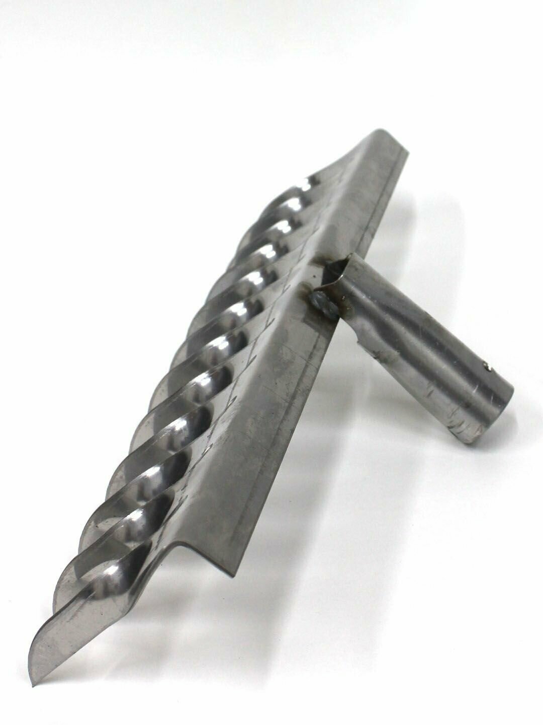 Грабли (12 витых зубьев) 35 см, зуб 8,5 см, нержавеющая сталь, без черенка - фотография № 4