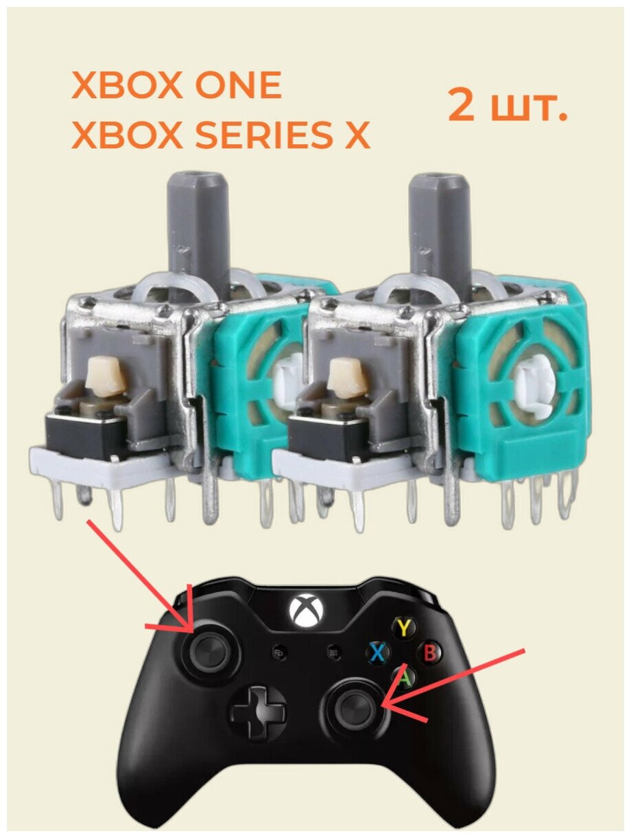 Механизм 3D стика для Джойстика Геймпада Xbox One / Xbox Series X, 2шт.