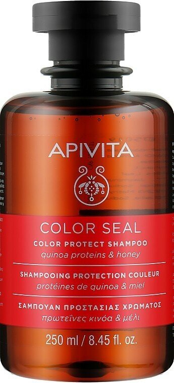 Apivita Шампунь для окрашенных волос с протеинами киноа и медом, 250 мл (Apivita, ) - фото №2