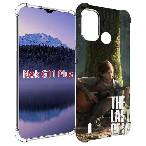 чехол mypads the last of us part ii для nokia g11 g21 задняя панель накладка бампер Чехол MyPads The Last of Us Part II для Nokia G11 Plus задняя-панель-накладка-бампер