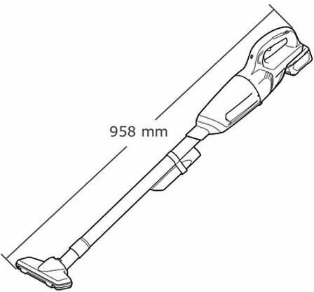 Пылесос Makita CL106FDWY