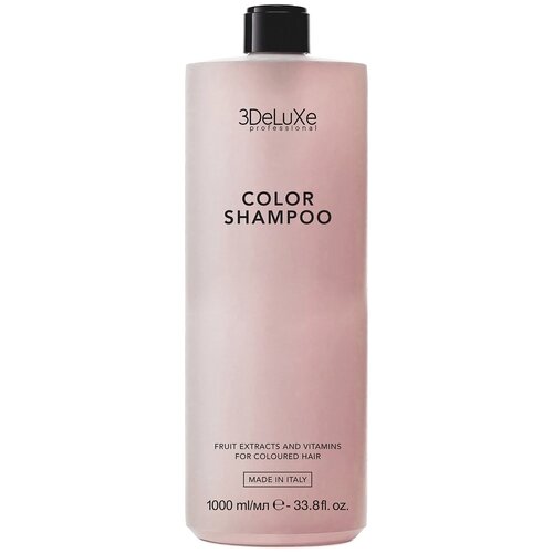 3DELUXE PROFESSIONAL Шампунь для окрашенных волос SHAMPOO COLOR, 1000мл шампунь для окрашенных волос 3deluxe professional shampoo color 250 мл