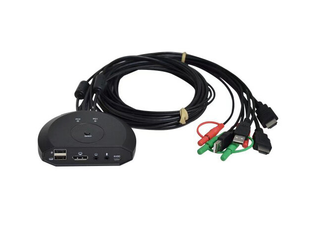 Переключатель KVM KS-is KVM HDMI Audio 2xUSB KS-767