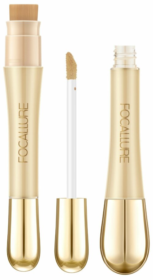 FOCALLURE Консилер с кистью Soft Matte Complete Concealer тон 05 натуральный бежевый, 8 г