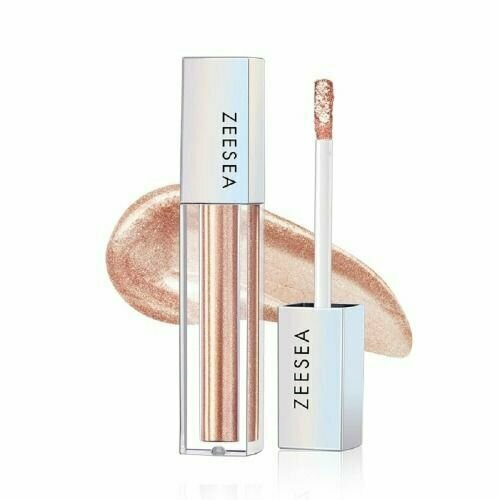 Тени для век кремовые, Zeesea, Glitter Liquid eye shadow, тон 03, 2.8 г