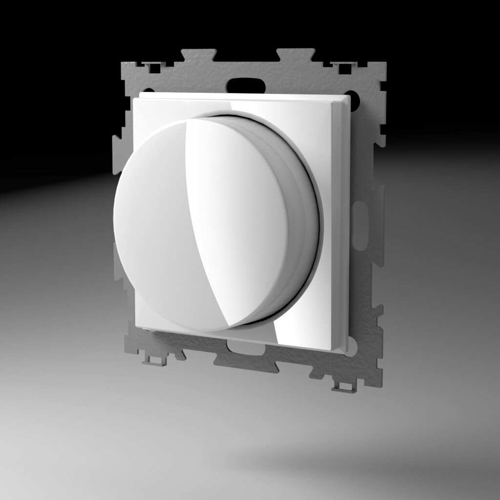 фото Диммер светорегулятор белый CGSS Эстетика GL-F33-WCG