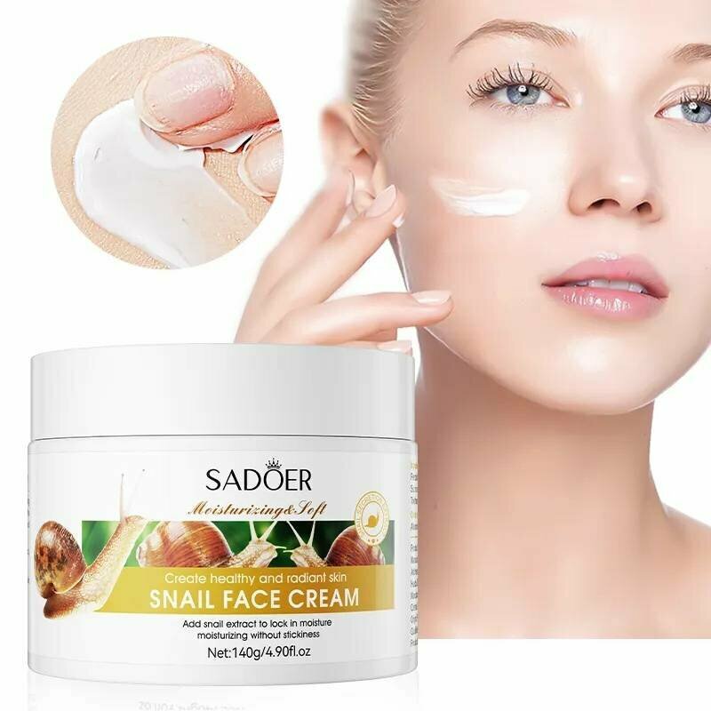 Омолаживающий крем с муцином улитки для лица и тела Snail Moisturizer Cream