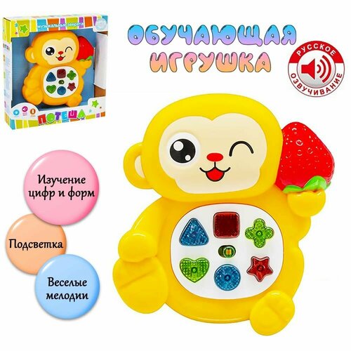 Обучающая игра Обезьянка (свет, звук) Zhorya ZYA-A2904-3 zhorya обучающая игра обезьянка свет звук zya a2904 3 с 6 месяцев