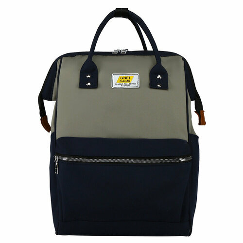 Сумка-рюкзак/ Школьный рюкзак/ Женский рюкзак, цвет оливковый, темно-синий