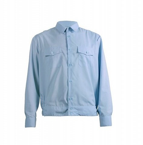 Женская рубашка голубая "Полиция" 35/152, размер 44