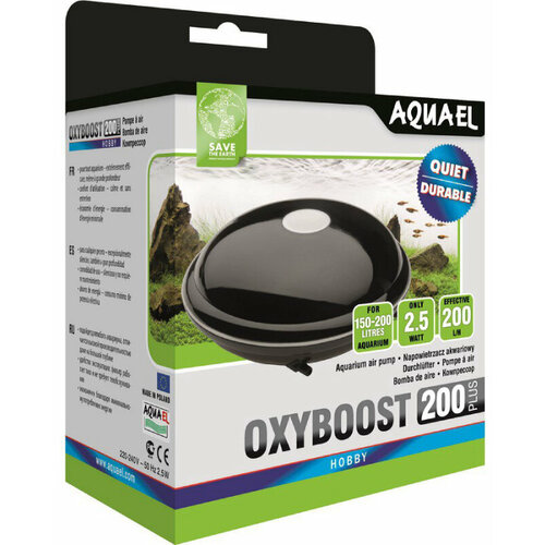 AQ компрессор OXYBOOST 200 двухканальный компрессор aquael oxyboost 100 plus