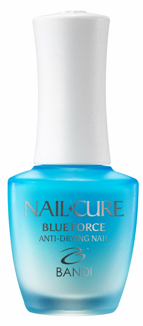 Покрытие для укрепления ногтей BANDI Nail Cure Blue Force, Мощь океана,14 мл