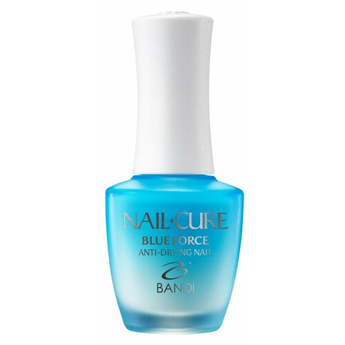 Покрытие для укрепления ногтей BANDI Nail Cure Blue Force, Мощь океана,14 мл уход за ногтями bandi сыворотка для ногтей питательная мощь океана blue serum