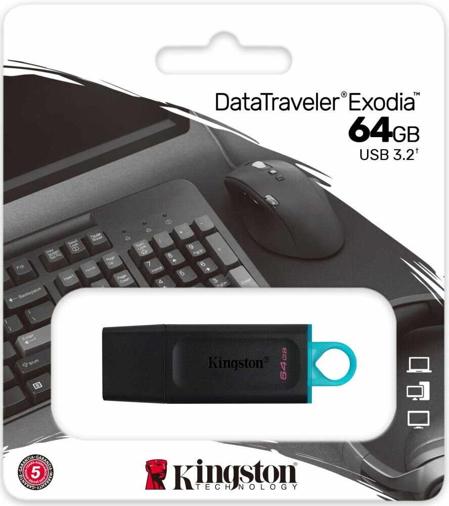 Флешка USB DTX64GB Kingston USB3.2 64GB