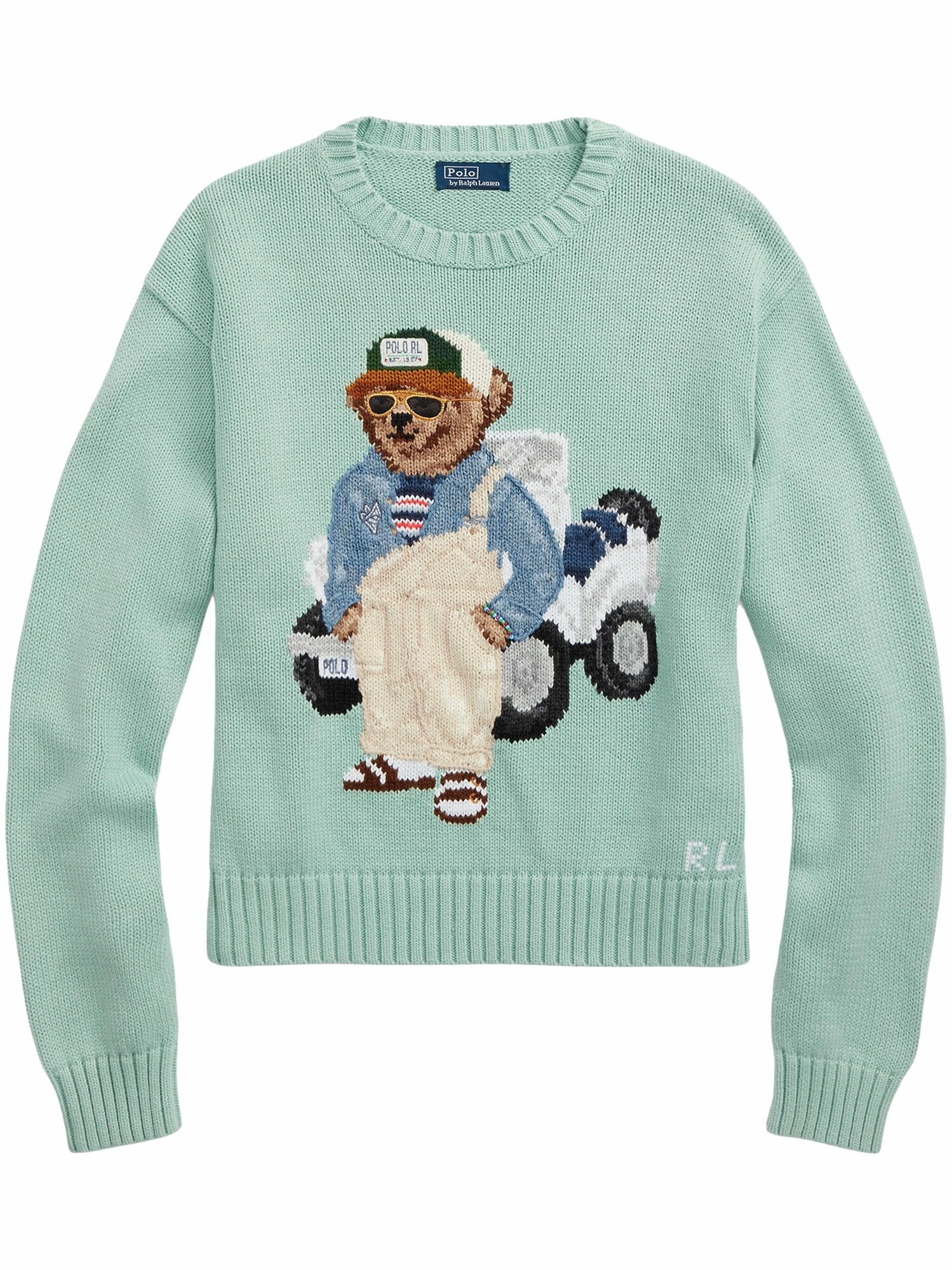 Ralph Lauren - Свитер Polo Bear Cadet - Женский - L - Зелёный