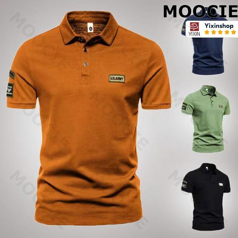 Поло MOOCIE, размер 2XL, хаки