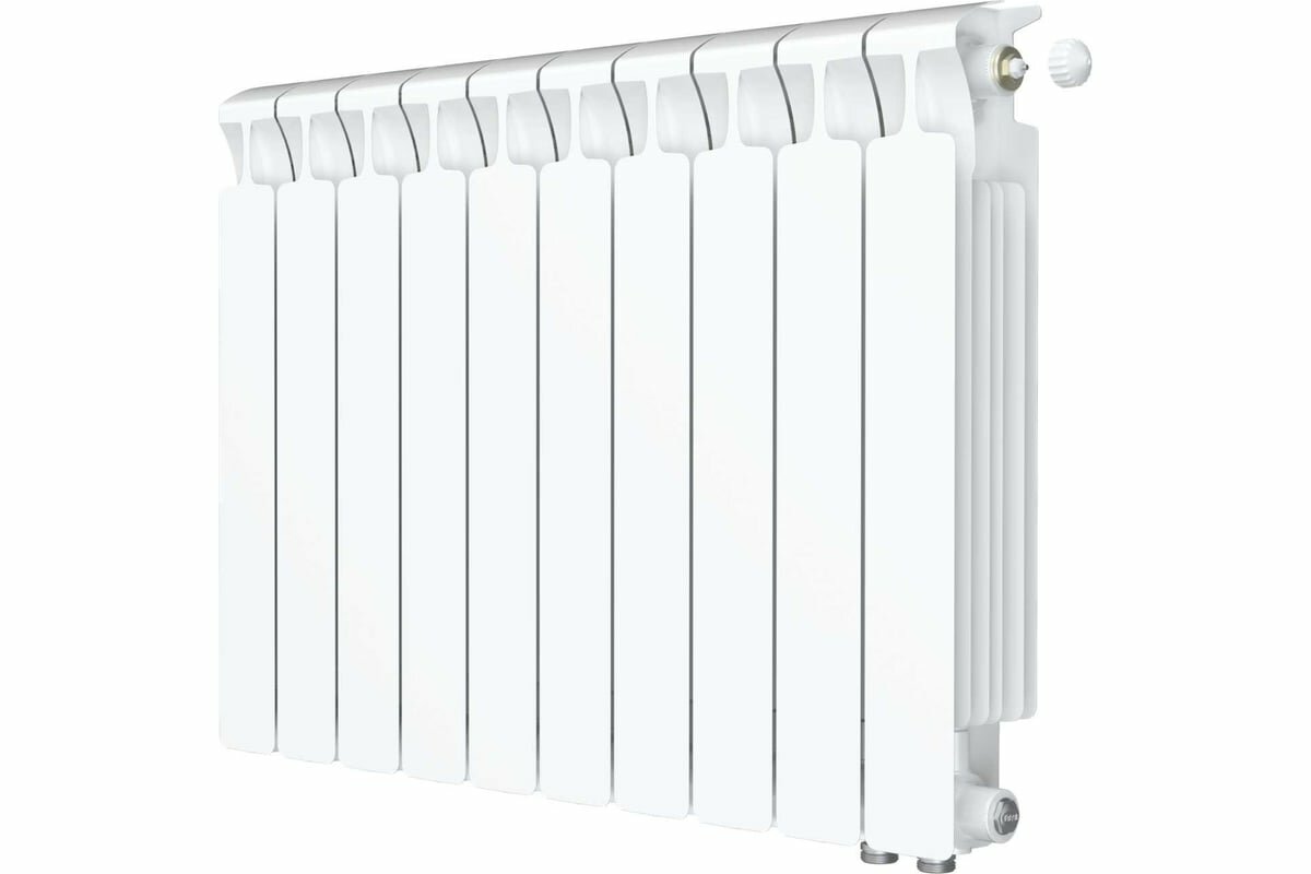 RIFAR Радиатор биметаллический MONOLIT Ventil 500 10 секц. нижн. прав. R-MN-500-10-VR