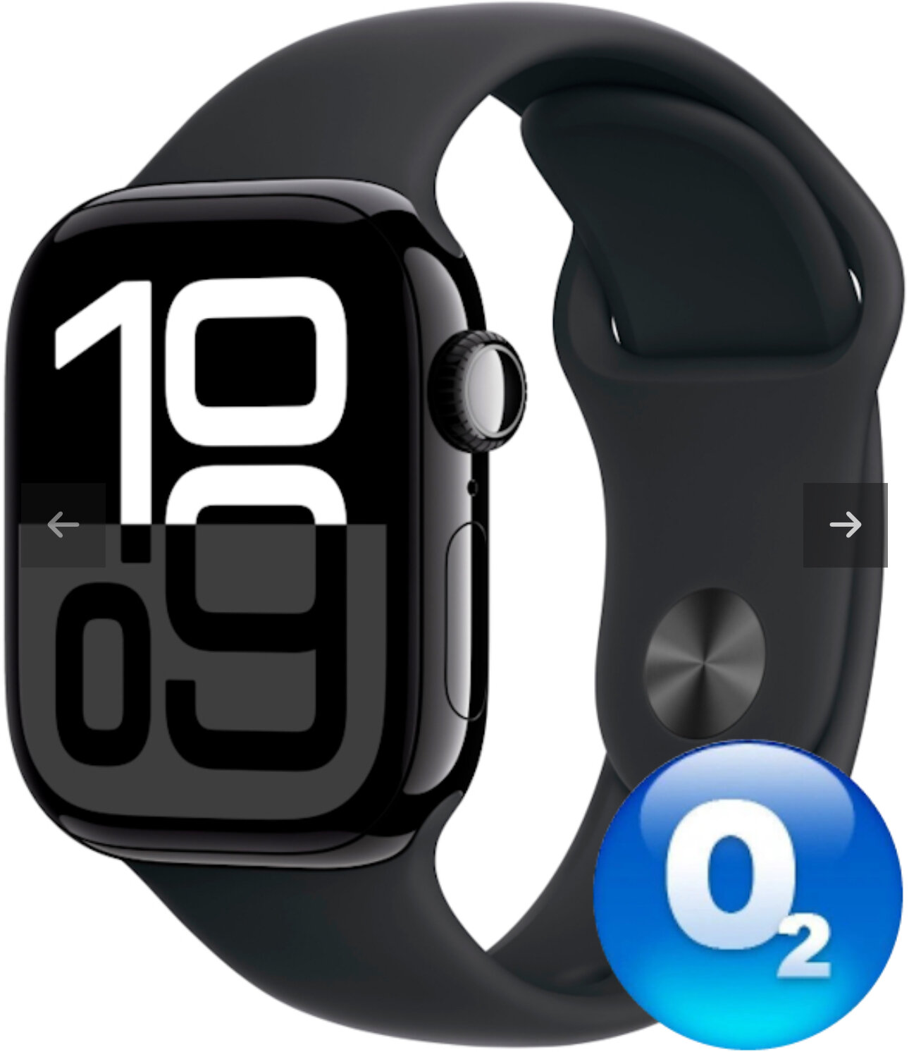 Умные часы Apple Watch S10,46 mm, Global, Jet Black Aluminum Case Sport Band M/L