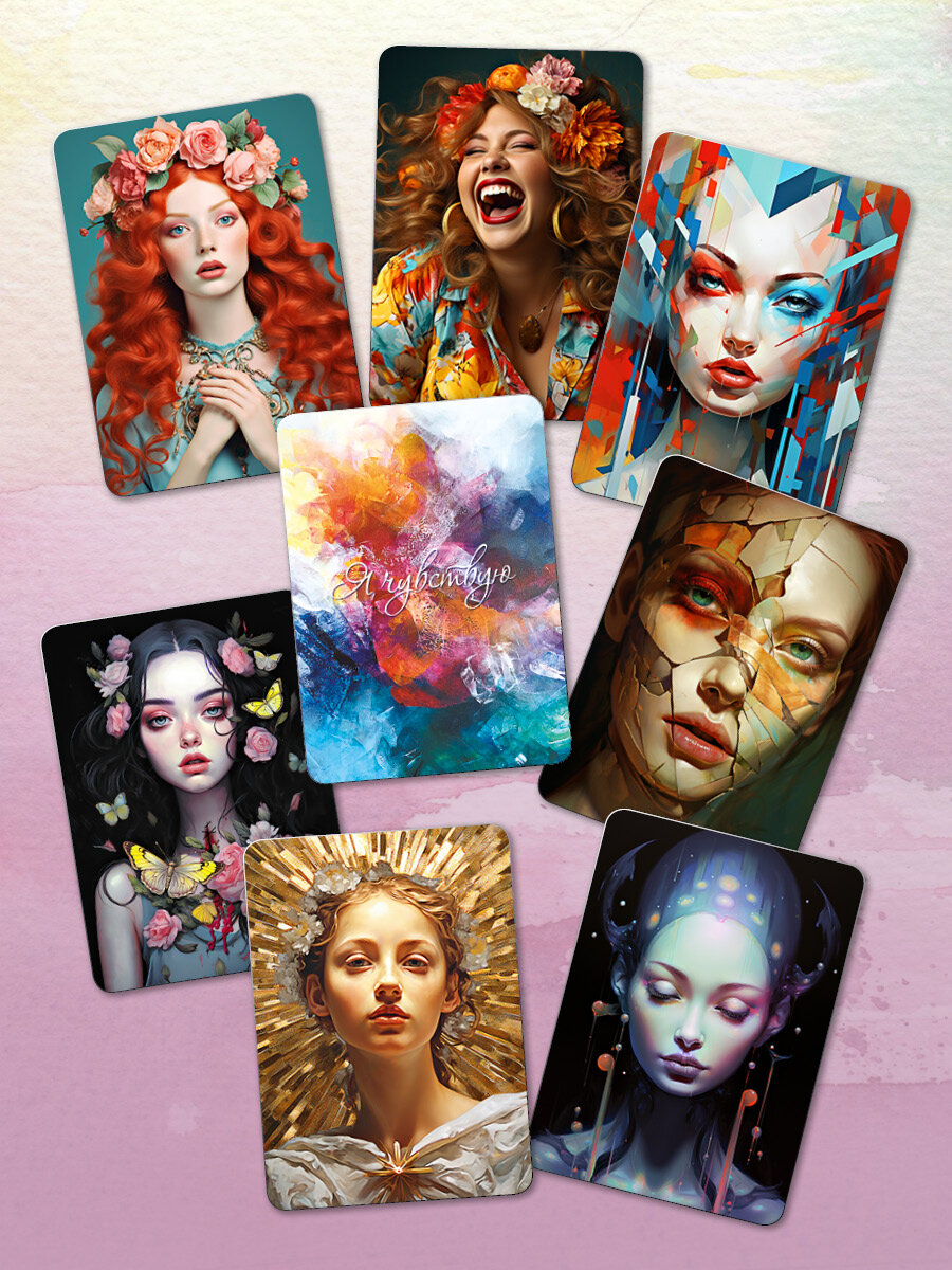 Я чувствую. Для женщин. Метафорические карты, 110 карт, инструкция — фото 1