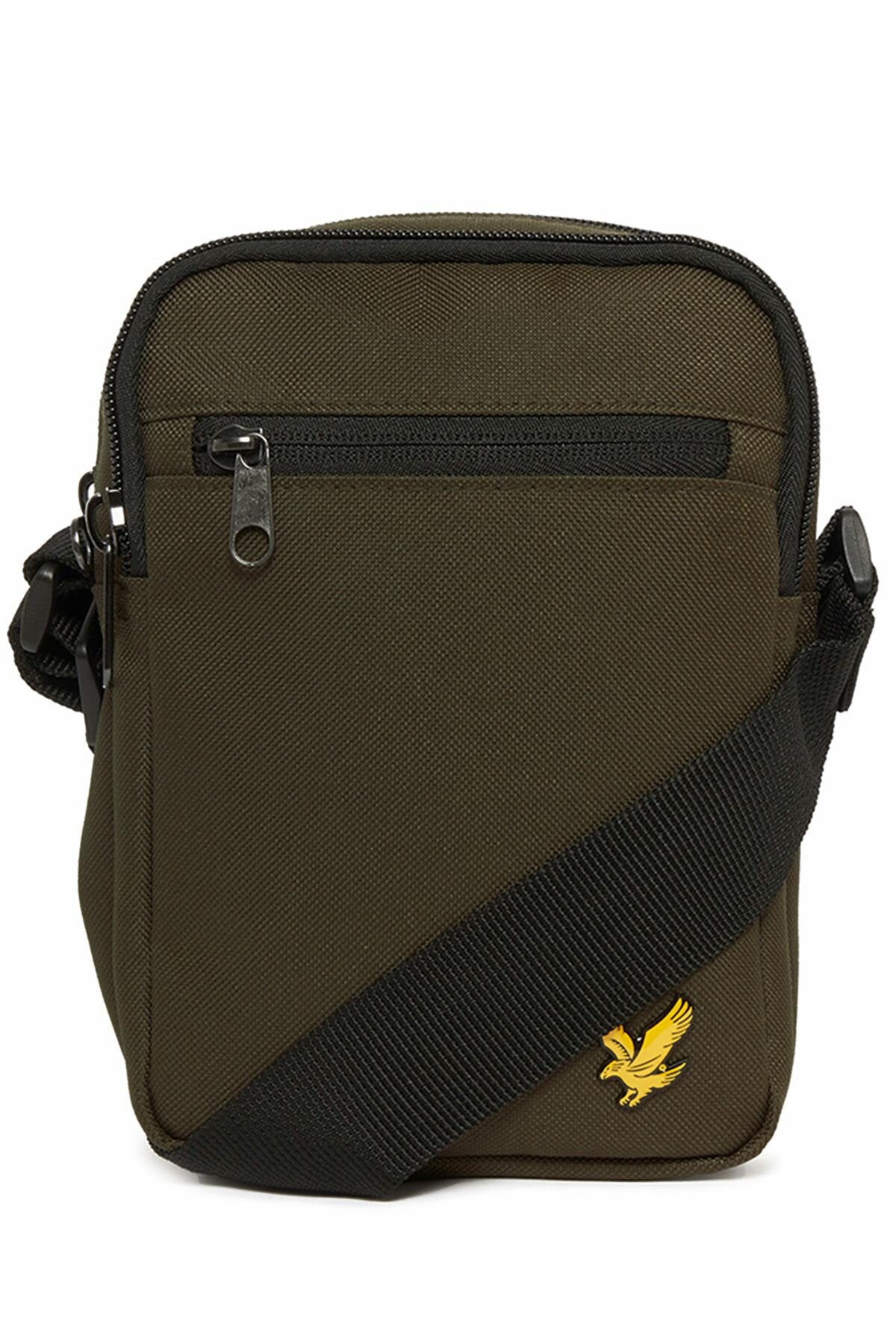 Сумка кросс-боди Lyle & Scott, фактура зернистая, Olive