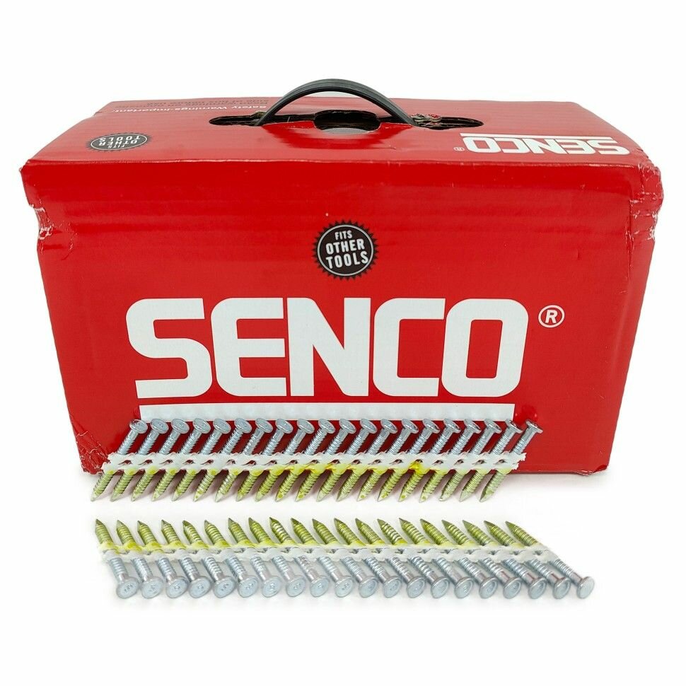 Реечные анкерные гвозди Senco R34 4.1x40 Ring 12mu DP (Цинк 12мкм 1000 шт) — фото 1