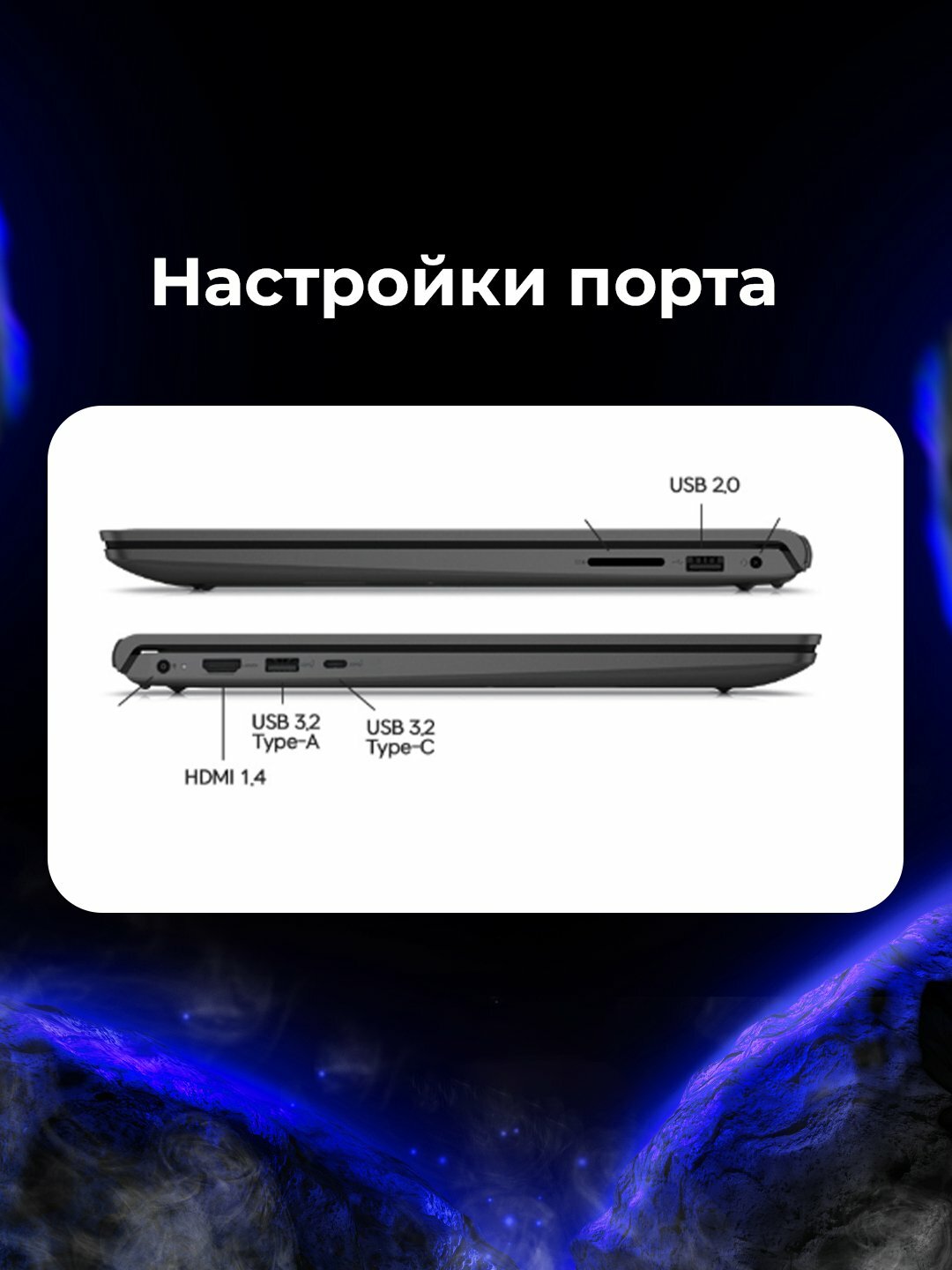 Ноутбук Dell Vostro Core i3-1305U, DDR4 8ГБ, SSD 512ГБ, FullHD 15.6 + Windows 11 — фото 1