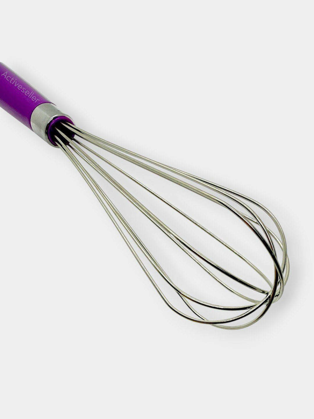 Венчики из нержавеющей стали с пластиковыми элементами, 28-33 см — фото 1