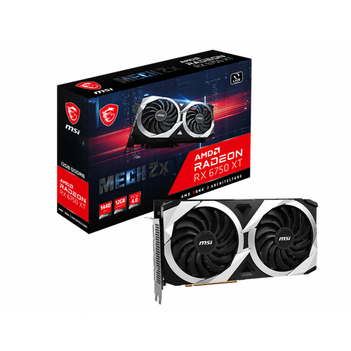 Видеокарта MSI Radeon RX 6750 XT MECH 2X 12G