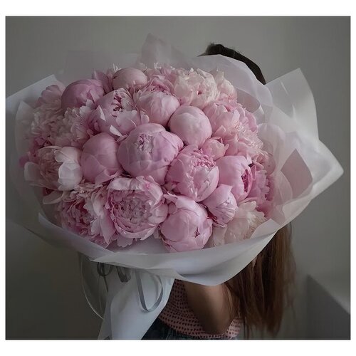 Букет Пионы розовые, красивый букет цветов, пионов, шикарный, цветы премиум.