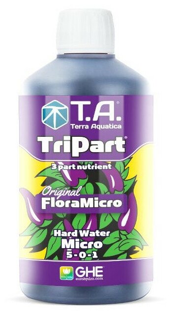 Набор удобрений Terra Aquatica (GHE) TriPart Bloom 0.5л + Grow 0.5л + Micro HW 0.5л + FinalPart Ripen 0.5л - фотография № 6