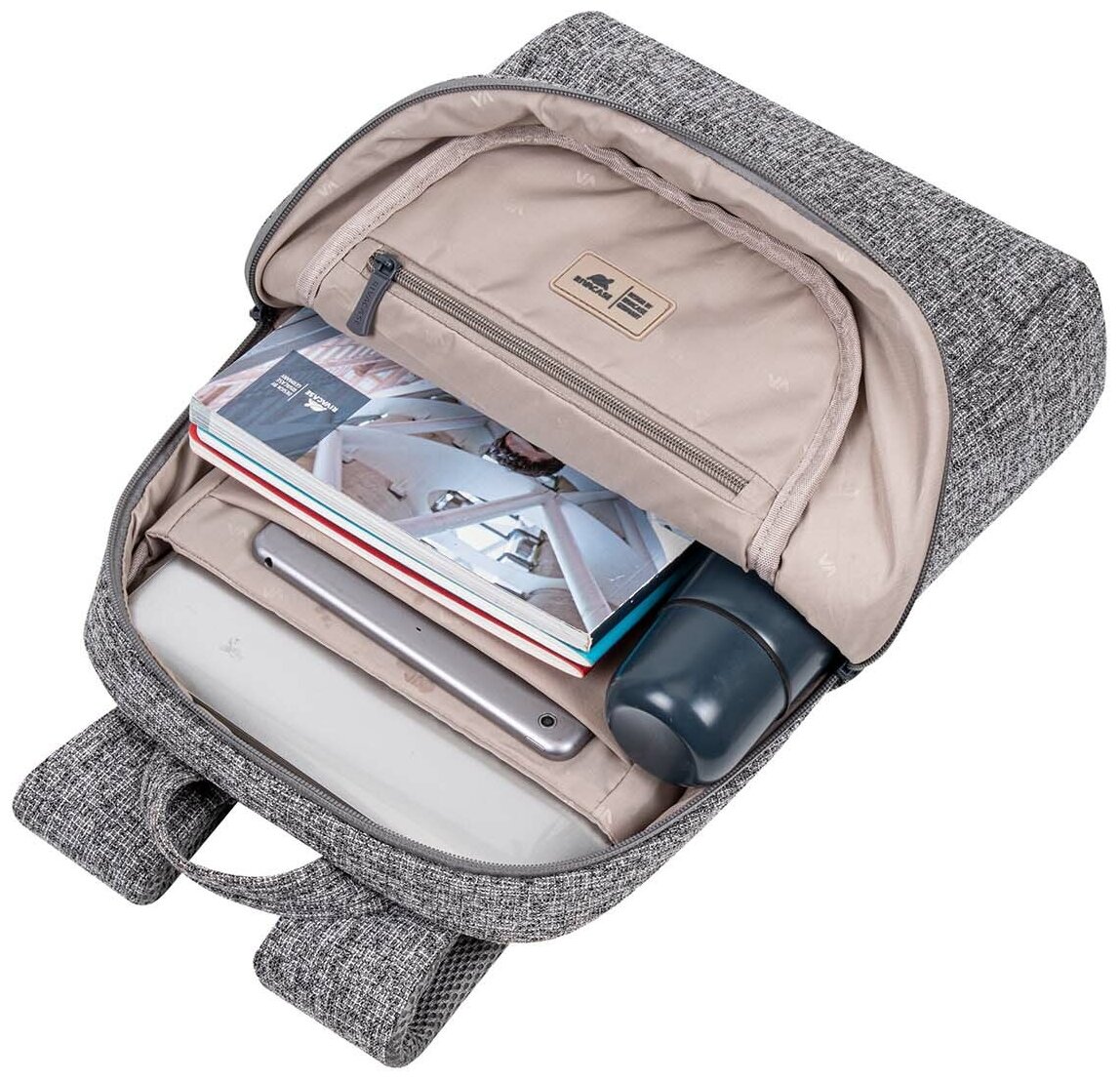 Рюкзак для ноутбука Rivacase 7923 light grey 133