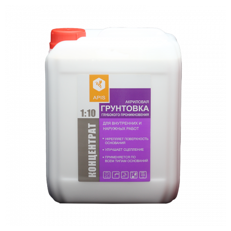фото Грунтовка глубокого проникновения АPIS Концентрат 1:10