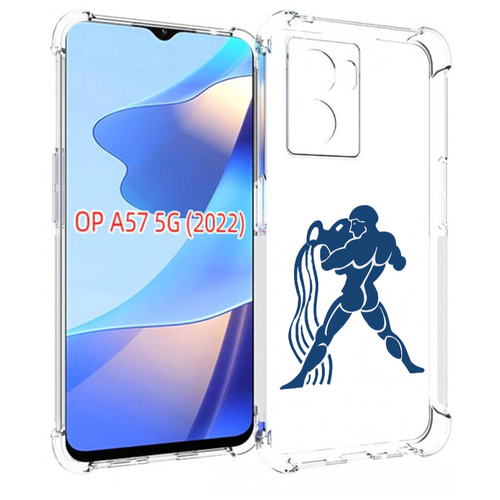 Чехол MyPads знак-зодиака-водолей7 для OPPO A57 5G(2022) задняя-панель-накладка-бампер чехол mypads знак зодиака скорпион 3 для oppo a57 5g 2022 задняя панель накладка бампер