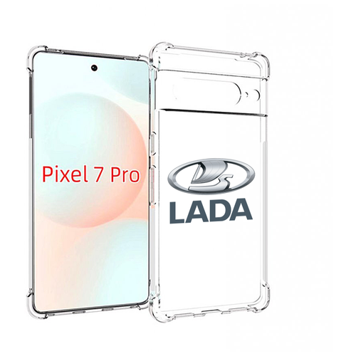 Чехол MyPads Lada-ваз-4 мужской для Google Pixel 7 Pro задняя-панель-накладка-бампер