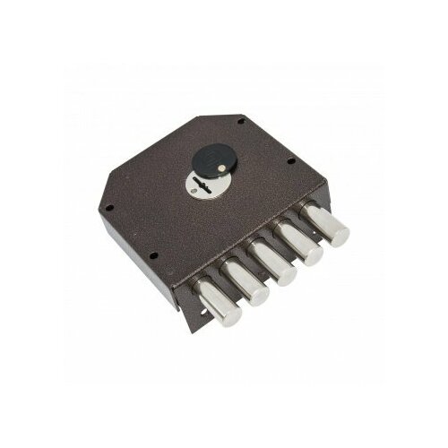 Замок накладной Гардиан 20.07 С правый с ответной планкой