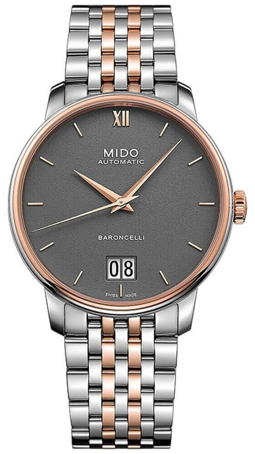 Наручные часы Mido Baroncelli, черный, серый
