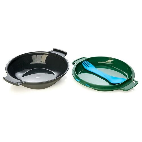Набор посуды Humangear GoKit набор малый из 5 предметов Charcoal/Green