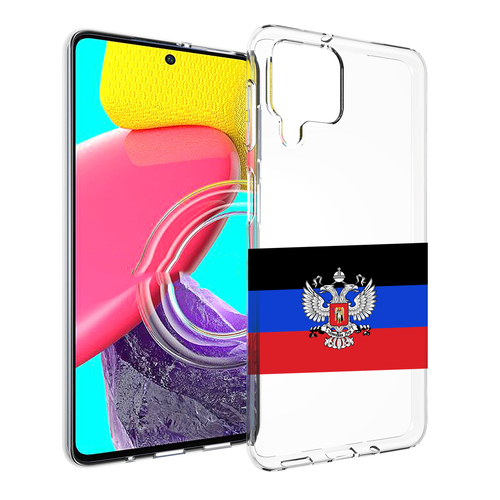 Чехол MyPads герб флаг ДНР-1 для Samsung Galaxy M53 (SM-M536) задняя-панель-накладка-бампер чехол mypads герб флаг днр 1 для samsung galaxy m13 задняя панель накладка бампер